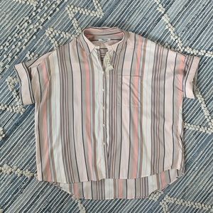 NWT Madewell Courier shirt in aldwin stripe